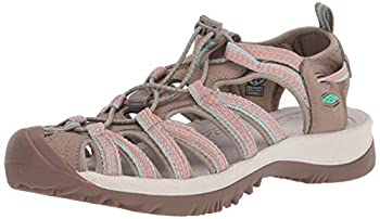 【中古】【インポート品・未当て嵌める】(キーン) KEEN レディース ウィスパー サンダル, 赤銅色, 9.5