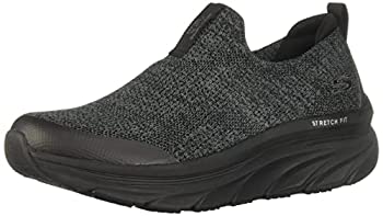 【中古】【輸入品・未使用】Skechers レディース D'lux Walker-Quick アップグレード スニーカー, ブラック/ブラック, 9.5