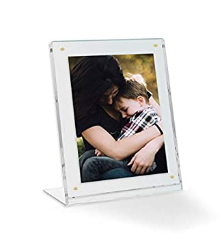 【中古】【インポート品・未当て嵌める】4x6 アクリル樹脂フローティング活動写真ひな形 ? 速見表照明ランプ ゴールド磁石式向こう正面取りまかなう付き添い人 活動写真を飾り気の無いにうつり変わり ? 亜米利加製