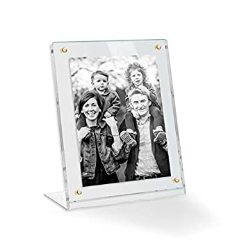 【中古】【インポート品・未当て嵌める】14 x 18 アクリル樹脂フローティング活動写真ひな形 - 速見表照明ランプ ゴールド磁石式向こう正面取りまかなう付き添い人 活動写真を飾り気の無いにうつり変わり - 亜米利加製