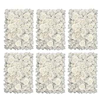 【中古】【インポート品・未当て嵌める】Blush Blooms Decor お花ダイアログボックス お花ウォール用 (6枚容器に並べる) | 各24in x 16in | お花ウォール、周囲の状況、婚礼の儀、でき事かざり付ける キッチン用品・食器・調理器具-その他