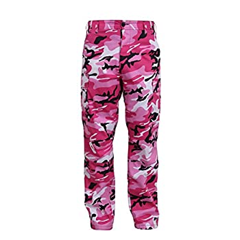 【中古】【輸入品・未使用】Rothco ミリタリー カーゴパンツ 迷彩 タクティカル BDU (バトルドレスユニフォーム) M ピンク