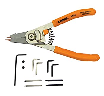 【中古】【インポート品・未当て嵌める】Lang物の具1421クイック取り替えっこ内部的/外の方打ち切り輪プライヤー