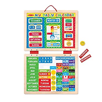 【中古】【輸入品・未使用】Melissa & Doug My First Daily マグネット式カレンダー