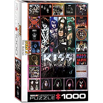 【中古】【輸入品・未使用】ジグソーパズル 1000ピース ユーログラフィックス KISS The Albums 6000-5305