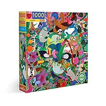 【中古】【輸入品・未使用】eeBoo Sloths Jigsaw Puzzle, 1000+ pieces｜スカイマーケットプラス