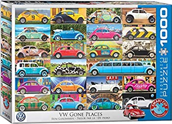 【中古】【輸入品・未使用】1000ピース ジグソーパズル フォルクスワーゲン ビートルが行った場所