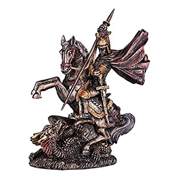 【中古】【輸入品・未使用】Pacific Giftware St.George Slaying The Dragon クラシック樹脂フィギュア｜スカイマーケットプラス