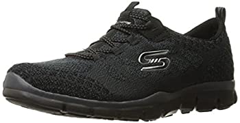 【中古】【インポート品・未当て嵌める】Skechers レディース Gratis Going Places 流行り物スニーカー, 黒いこと, 11