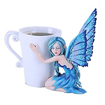 【中古】【輸入品・未使用】エイミーブラウン ブルー コンフォート ティーカップ 妖精像 2016 コレクション