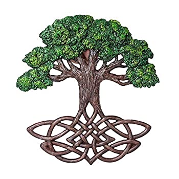 【中古】【輸入品・未使用】Celtic Tree of Life Knotwork装飾壁プラーク13インチTall