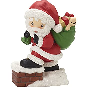 【中古】【輸入品・未使用】Precious Moments May Your Every Wish Come True Santa Figurine