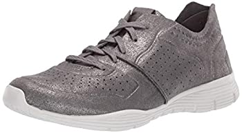 【中古】【インポート品・未当て嵌める】Skechers レディース Seager - 大リーグ競技団体 US 大きさ: 24.5 色つや: メタリック