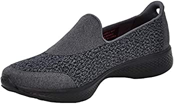 【中古】【インポート品・未当て嵌める】Skechers Performance レディース Go Walk 4 パースート ウォーキングシューズ, 黒いこと/チャーコール, 9.5