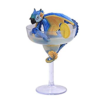 【中古】【輸入品・未使用】Pacific Giftware PT Drinks and Dragonsシリーズ マルガリータに乗った翼ドラゴン 樹脂製フィギュア Stanley Morrison|スカイマーケットプラス