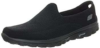 【中古】【インポート品・未当て嵌める】Skechers Performance レディース Go Walk 2 スリップオンウォーキングシューズ US 大きさ: 11 色つや: 黒いこと