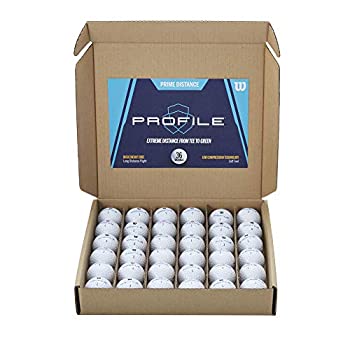 【中古】【輸入品・未使用】Wilson Profile Distance ゴルフボール 36個パック