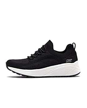 【中古】【輸入品・未使用】Skechers BOBS Women's Bobs Sparrow 2.0-Allegiance Crew Sneaker, Black, 6.5 M US