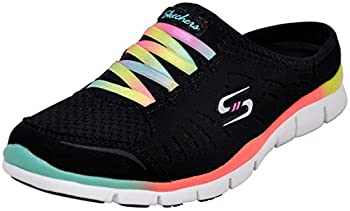 【中古】【輸入品・未使用】Skechers Sport Women's No Limits Slip-On Mule Sneaker, Black Multi, 7.5 Wide