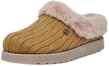 【中古】【輸入品・未使用】Skechers BOBS from Women's Keepsakes Ice Angel Slipper, Chocolate/Natural, 6 W US