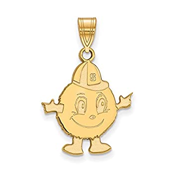 【中古】【輸入品・未使用】シラキュース大( 3?/ 4インチ)ペンダント(ゴールドメッキ)