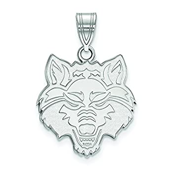 【中古】【輸入品・未使用】Arkansas State Large (3?/ 4インチ) ペンダント(Sterling Sliver)