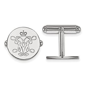 【中古】【輸入品・未使用】LogoArtスターリングシルバーWilliamとメアリーカフリンク