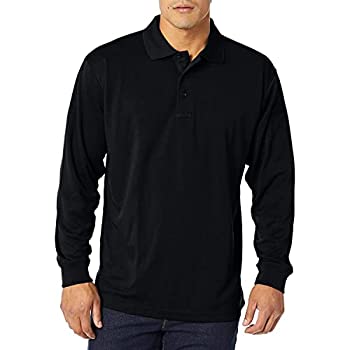【中古】【輸入品・未使用】PROPPERメンズUniform長袖ポロシャツ ブラック