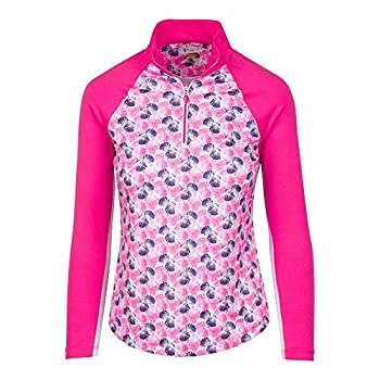 【中古】【輸入品・未使用】Greg Norman Solar XP 1?/ 4?Zip Mockゴルフプルオーバー2018レディースピンクタフィーXL|スカイマーケットプラス