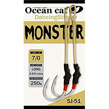【中古】【輸入品・未使用】Ocean Cat Assistフックsj-51モンスターStinger JiggingジグフックSlow Fast Fallサイズ3?/ 0,5?/ 0,7?/ 0,9?/ 0 9/0