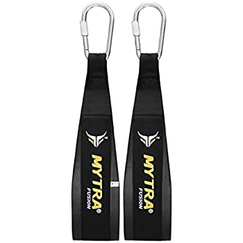 【中古】【輸入品・未使用】Mytra フュージョン 腹筋ストラップ ブラック Regular｜スカイマーケットプラス