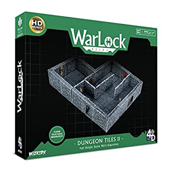 【中古】【輸入品・未使用】WizKids Warlock Tiles: Dungeon Tiles II - Full Height Stone Walls Expansion