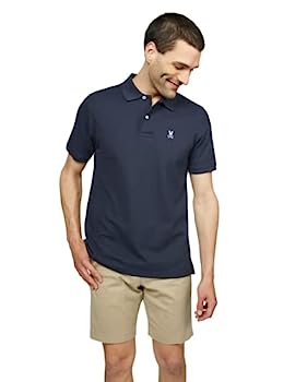 【中古】【インポート品・未当て嵌める】Psycho Bunny(サイコバニー) スポーツシャツ Classic Polo 半袖 ゴルフ メンズ 成人男性用 米国海軍 L