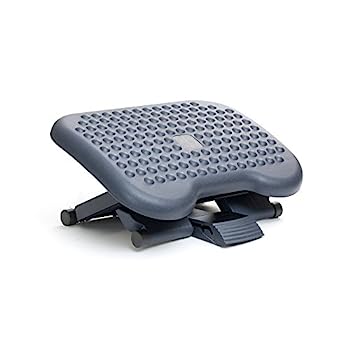 【中古】【輸入品・未使用】Mind Reader ' Comfy ' Adjustable Height Ergonomic Foot Rest, Blk