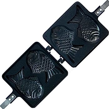 【中古】【インポート品・未当て嵌める】(Regular) - CookKing - Taiyaki Japanese Fish-shaped Pancake Double Pan