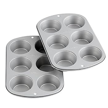 【中古】【輸入品・未使用】(Standard Cupcake 6 holes x 2) - Muffin Tin, Recipe Right, Non Stick, Standard, 6 Holes, Multipack of 2｜スカイマーケットプラス