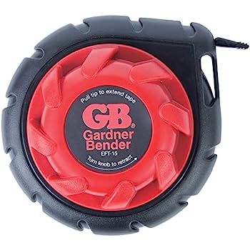 【中古】【輸入品・未使用】ガードナーベンダーミニケーブルスネーク、15 'スチール魚テープ、電線釣りテープ、レッド＆ブラック