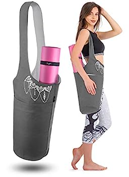 【中古】【インポート品・未当て嵌める】Zenifit ヨガマットバッグ - 隠し付き添い人ロングトート - 瑜伽付属物を少からず納めるできます。愛くるしいヨガマットホルダー ヨガマットストラッ
