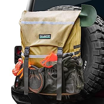 【中古】【輸入品・未使用】スペアタイヤゴミ袋オーガナイザー イエロー ATBAG-TAN