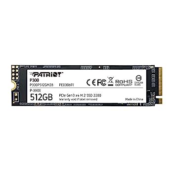 【中古】【輸入品・未使用】Patriot Memory P300 512GB M.2 SSD 2280 NVMe PCIe Gen 3x4 内蔵型SSD P300P512GM28