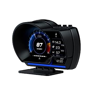 【中古】【輸入品・未使用】wiiyii カーHUD ヘッドアップディスプレイ AP-6 OBD+GPS スマートゲージ すべての車に最適