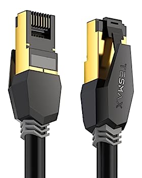 【中古】【輸入品・未使用】Tesmax Cat 8 イーサネットケーブル 10フィート 26AWG 40Gbps 2000Mhz ウルトラスピード Cat8 LANネットワークケーブル SFTP パッチコード 金メ