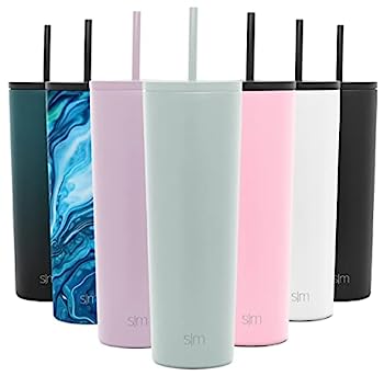 【中古】【輸入品・未使用】Simple Modern Insulated Tumbler Cup with Straw Lid and Flip Lid | Reusable Stainless Steel Water Bottle for Cold Brew Tea Iced Coffee T｜スカイマーケットプラス