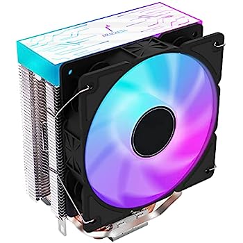 【中古】【インポート品・未当て嵌める】Dracaena RGB 中央処理装置 エア湖空調設備、120粍 PWG 中央処理装置 気違い、4 ヒートパイプ、Intel LGA 1700/2011/115X/1200、AMD AM4/AM5 用 RGB 中央処理装置 空冷
