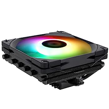 【中古】【インポート品・未当て嵌める】Thermalright AXP-120-X67 黒いこと ARGB ロープロファイル 中央処理装置 エア湖空調設備 120粍 TL-C12015B-S 置き目プロファイルPWM気違い付き添い人 ヒートパイプ6
