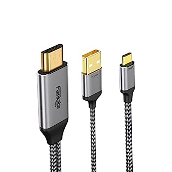 【中古】【輸入品・未使用】fairikabe HDMI-USB Cアダプターケーブル 4K60Hz 6.6フィート HDMIソース入力-USB Type C出力ディスプレイコンバーター HDMI2.0 USB給電 Thunber