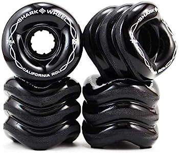 【中古】【輸入品・未使用】Shark Wheel カリフォルニアロールススケートボードホイール 60mm, 78A ブラック 12,474円
