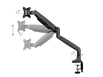 【中古】【輸入品・未使用】Monoprice Workstream by Monoprice Single Monitor Adjustable Gas Spring Desk Mount for 15~34in Monitors 35,458円