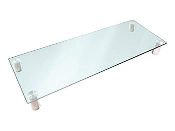 【中古】【輸入品・未使用】Monoprice Workstream by Monoprice Large Multimedia Desktop Monitor Stand 30.7in x 11in, Max Weight Capacity 80lbs, Clear Tempered Glass 37,418円