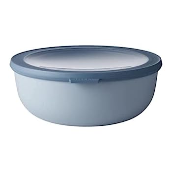 【中古】【輸入品・未使用】Rosti Mepal Cirqula マルチフードストレージ&サービングボウル 蓋付き 低2.3クォート 北欧ブルー